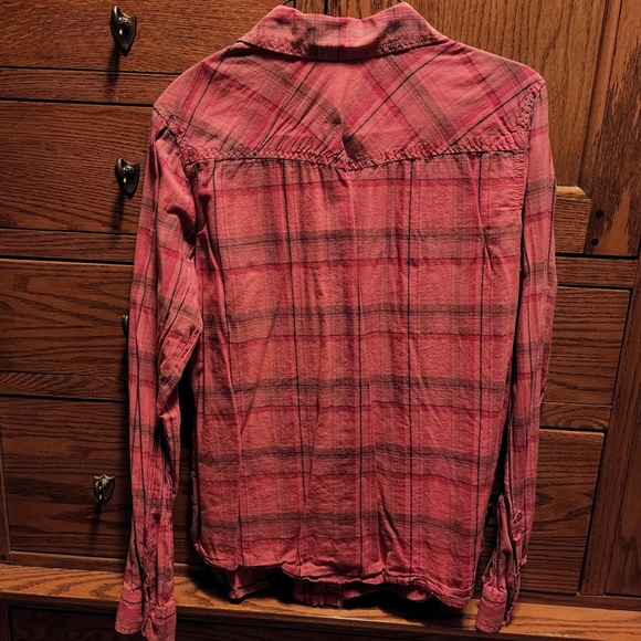Mossimo Supply Co Long Sleeve Western Snap Front Shirt L - Picture 5 of 6
